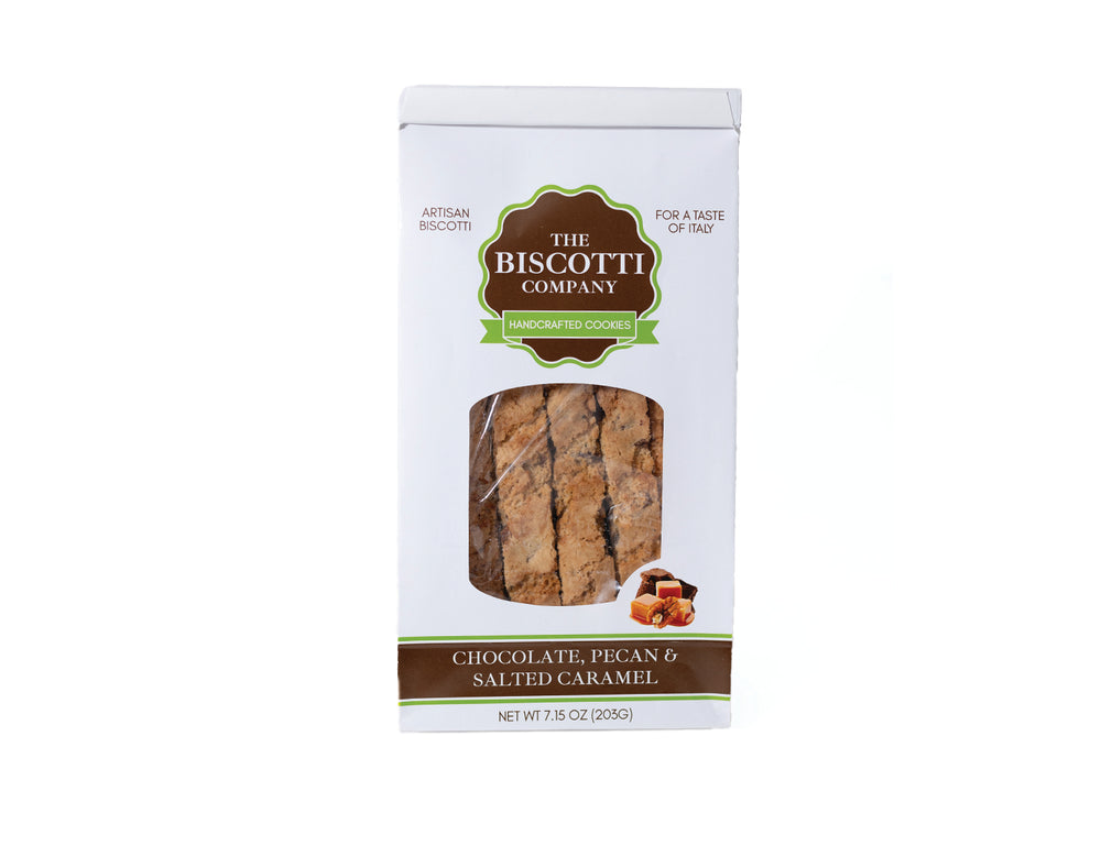The Biscotti Company - Chocolate, Pecan & Salted Caramel Biscotti