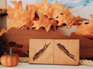 Great Barrier Island Woodworking Wooden Accent Coasters